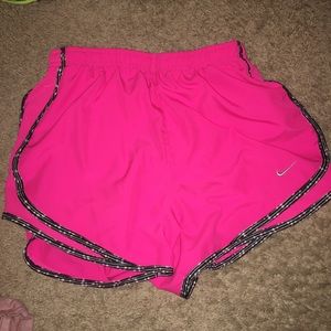 Neon Pink Nike Shorts